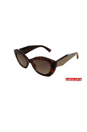 عینک آفتابی قهوه ای زنانه UV400 HAWK - کد 650596653