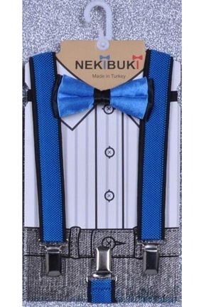 پاپیون آبی بچه گانه پارچه ای NEKİBUKİ - کد 89806828