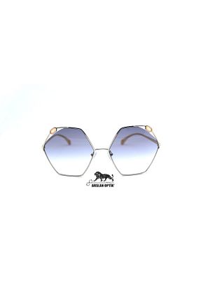 عینک آفتابی طلائی زنانه UV400 Bvlgari - کد 120187183