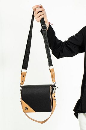 کیف دوشی مشکی زنانه چرم مصنوعی Just Polo - کد 680239861