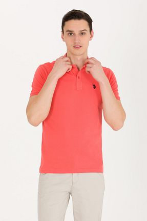 پولوشرت صورتی مردانه %100 پنبه U.S. Polo Assn. - کد 680406384