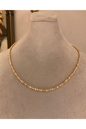 گردنبند نقره رنگی زنانه 925 عیار emy by emel luxury silver jewelry - کد 679836269