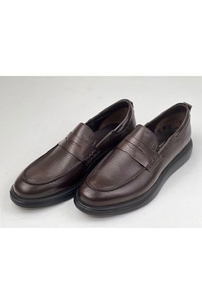 کفش آکسفورد قهوه ای مردانه چرم خالص balecca - کد 679853818