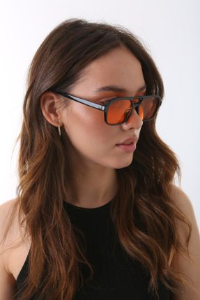عینک آفتابی مشکی زنانه 51 UV400 سایه روشن هندسی کد 679988145