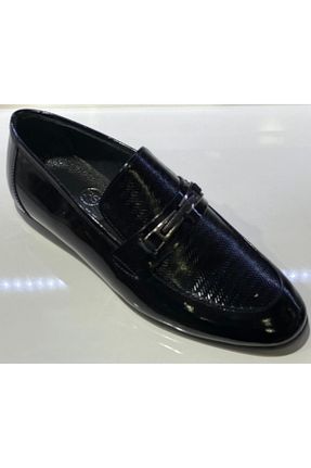 بابت مشکی مردانه چرم خالص Mamiş papuç - کد 680133248