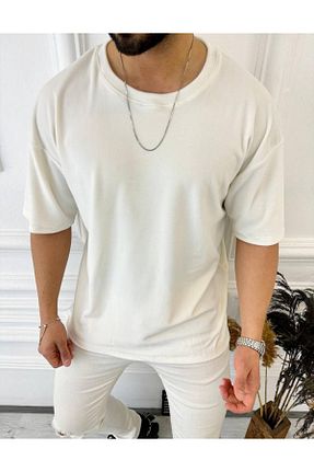 تیشرت نباتی مردانه اورسایز elkumoda - کد 680306682