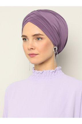 کلاه شنای اسلامی بنفش زنانه کد 680087254