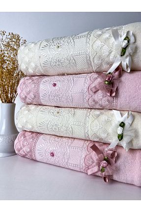 حوله صورتی پنبه ای AYHANHOME - کد 679835301