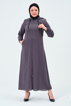 کلاه و ابایا طوسی زنانه پلی استر GLR&GYM - کد 679840478