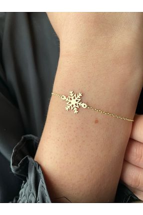 دستبند نقره طلائی زنانه 925 عیار Armeks - کد 679881853