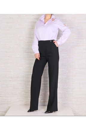 شلوار مشکی زنانه پارچه 868 STORE - کد 679892344