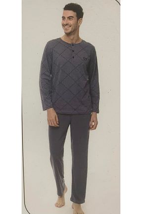 ست لباس راحتی طوسی مردانه ساده Pijadore - کد 679982798