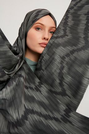 روسری مشکی پلی استر Saless - کد 409312441