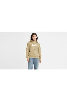 سوئیشرت زرد زنانه چاپی Levi