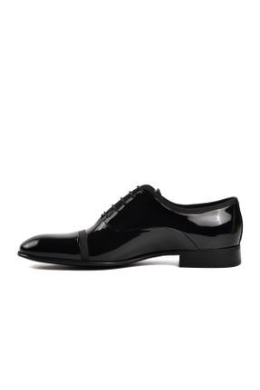 کفش کلاسیک مشکی مردانه چرم لاکی پاشنه کوتاه ( 4 - 1 cm ) پاشنه نازک کد 680480899