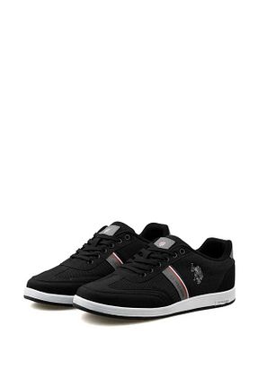 کفش اسنیکر مشکی مردانه بند دار U.S. Polo Assn. - کد 681385836