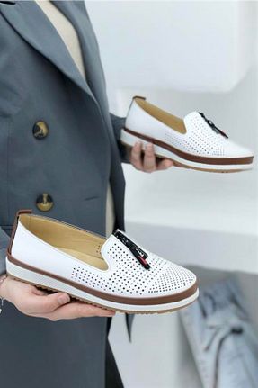 کفش اسپادریل سفید زنانه TRENDYSHOSE - کد 681398182