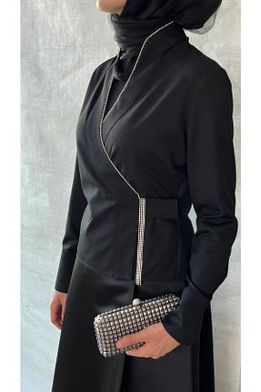 بلوز حجاب مشکی زنانه GREJPRV - کد 681517859