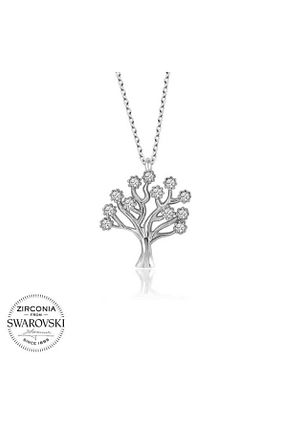 گردنبند نقره زنانه 925 عیار Swarovski - کد 681420767