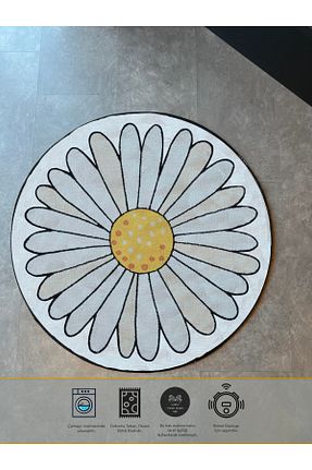 فرش مشکی قابل شستشو Rugs Modern Halı - کد 681998415