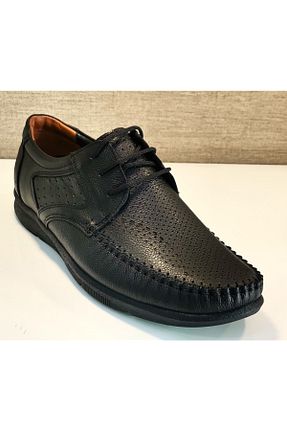 کفش کژوال مشکی مردانه چرم خالص Castle Black - کد 681098728