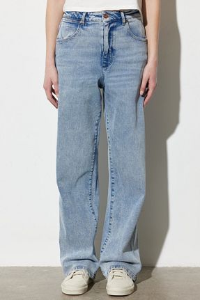 شلوار جین آبی زنانه پاچه ساده Wrangler - کد 681517131