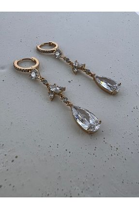 گوشواره استیل (فولاد) طلائی زنانه استیل (فولاد) Venüs Accessory - کد 667098958
