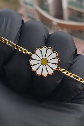 دستبند نقره طلائی زنانه 925 عیار ÖZGÜR TAKI - کد 89151541