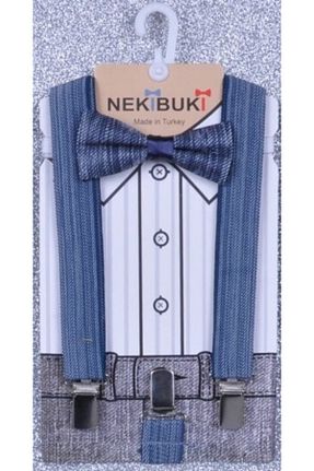پاپیون آبی بچه گانه پارچه ای NEKİBUKİ - کد 89688877