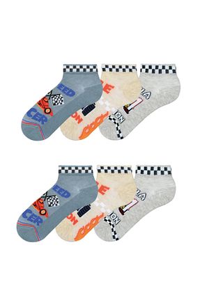 جوراب آبی بچه گانه بامبو MEM SOCKS - کد 89729405