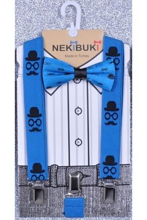 پاپیون آبی بچه گانه پارچه ای NEKİBUKİ - کد 89794427