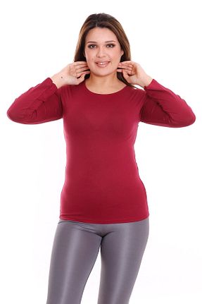 بادی سایز بزرگ زرشکی ویسکون DISENTIS MODEST - کد 93115975
