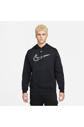 سوئیشرت مشکی مردانه ساده Nike - کد 682449150