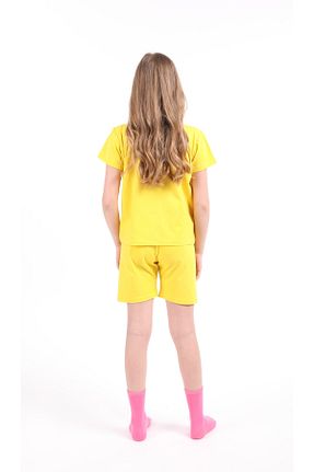 ست لباس راحتی زرد بچه گانه ساده COLORDS - کد 682923124