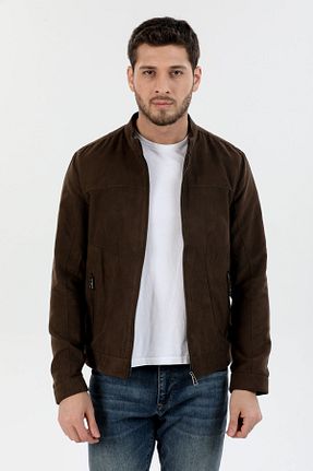 کاپشن قهوه ای مردانه اسلیم فیت Redpoint Jackets - کد 36910303