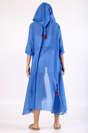 کت آبی زنانه رگولار Chiccy - کد 682268563