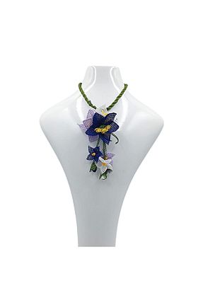 گردنبند جواهر رنگی زنانه سنگ GÖNENKADIN - کد 682603487