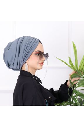 کلاه شنای اسلامی طوسی زنانه کد 682862612