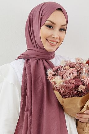 شال صورتی زنانه پنبه (نخی) کد 682904039