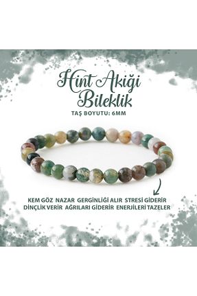 دستبند جواهر رنگی زنانه سنگ طبیعی Deniz Doğal Taş - کد 682924294