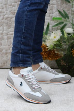 کفش کژوال سفید مردانه چرم مصنوعی U.S. Polo Assn. - کد 682584154