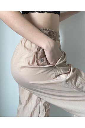 شلوار طوسی زنانه پارچه DERİNBOUTIQUE - کد 682191309