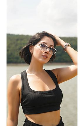 عینک آفتابی مشکی زنانه UV400 TomyHelf - کد 682233995