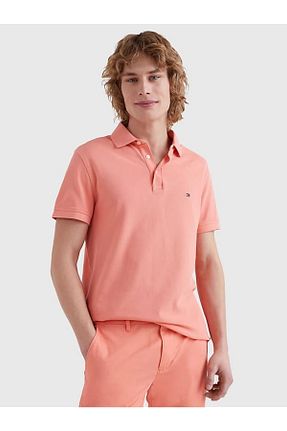 پولوشرت نارنجی مردانه پنبه ای Tommy Hilfiger - کد 682747094