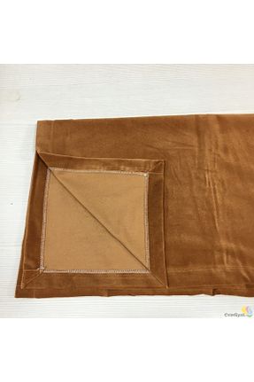 رومیزی نارنجی مخمل Lüks - کد 682927450