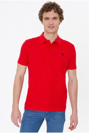 تیشرت قرمز مردانه اسلیم فیت U.S. Polo Assn. - کد 682575995