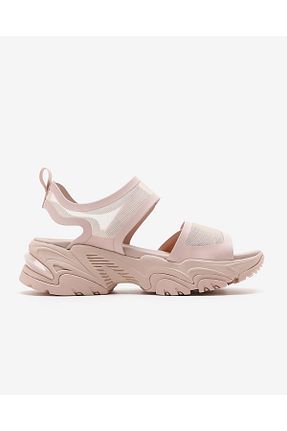 دمپائی صورتی زنانه پاشنه تخت Skechers - کد 683042863