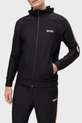 سوئیشرت مشکی مردانه چاپ دیجیتال BOSS - کد 682974512