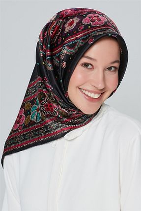 روسری مشکی ساتن Armine - کد 39883028