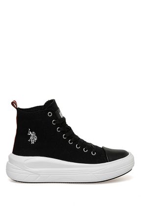 کفش اسنیکر مشکی زنانه بند دار U.S. Polo Assn. - کد 683259374